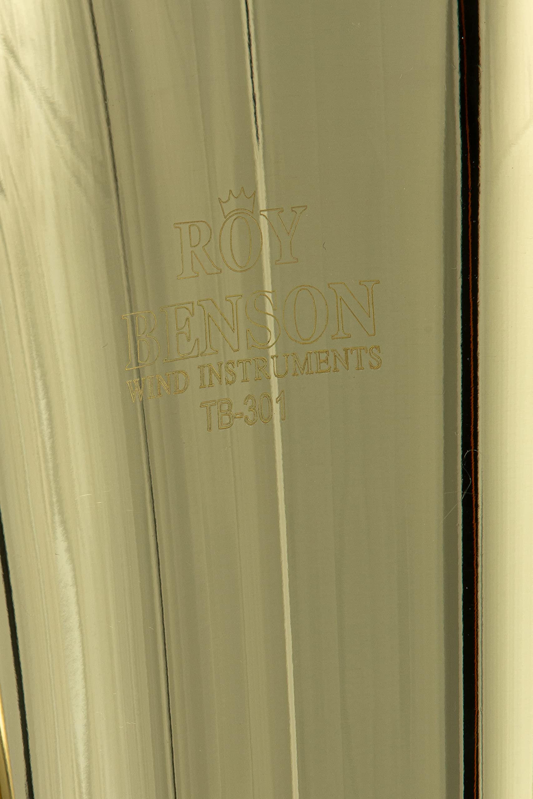 Roy Benson BBb-Tuba TB-301 (Professionelle Tuba, mit Goldmessing Mundrohr, Edelstahl Ventilen, praktischem Rollen-Formetui, perfekte Klangqualität trifft auf herausragendes Design)