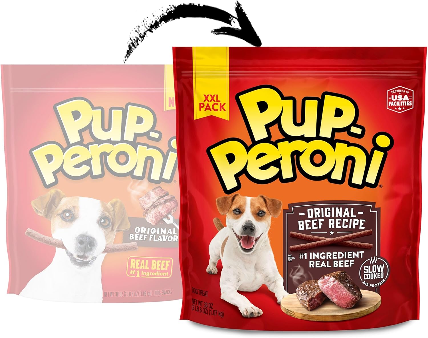 Pup-Peroni Original Beef Recipe Dog Treats, 38 Oz. Bag