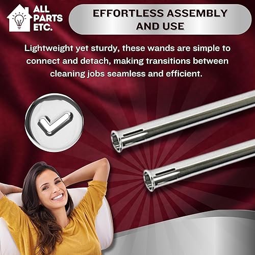 Miniatura 7 de ALL PARTS ETC. Varita de extensión de vacío de metal de 1 14 o 1.25 pulgadas, compatible con aspiradoras centrales, Shop Vac, Craftsman, Hoover,