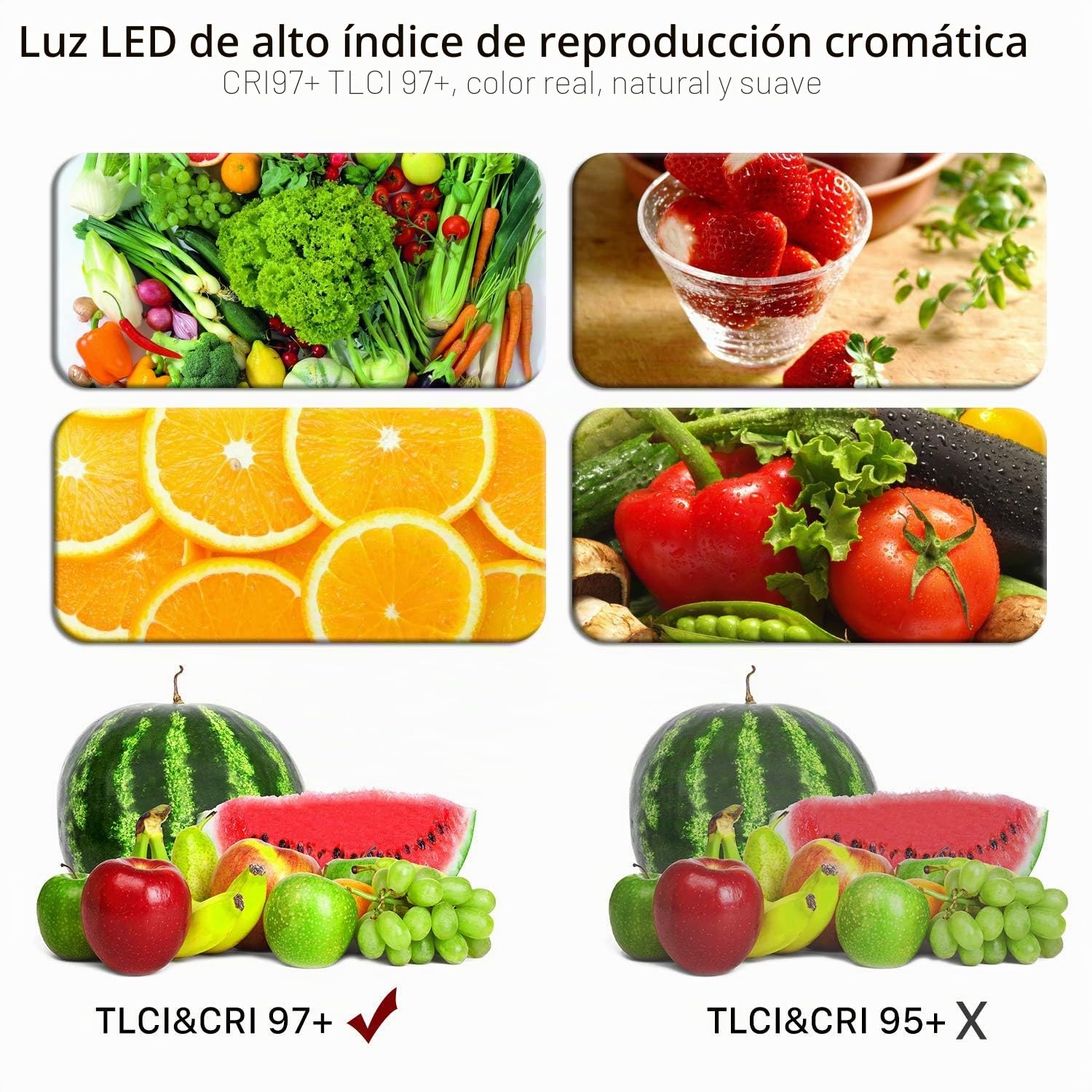 GVM - Lámpara de Vídeo LED con Trípode, Aplicación Control 480 LED, Iluminación Fotográfica para Youtube Studio, Juego Luces Vídeo, CRI97, Panel Bicolor 2300 K-6800 K, Nivel luz (3 Unidades)