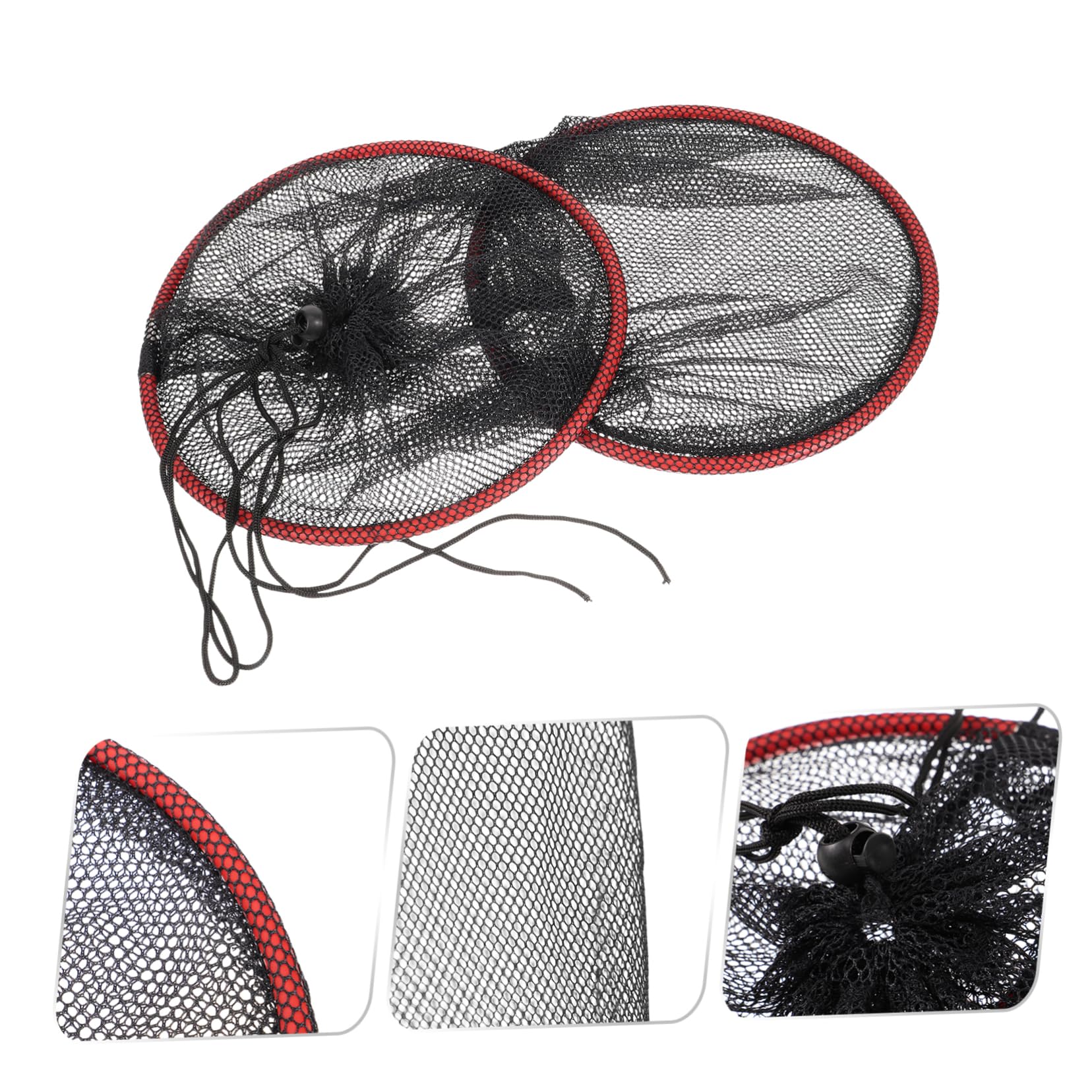 TOYANDONA Rete di protezione della pesca portatile Pond Net piccolo Pescare reti da pesca Spiaggia cesto in rete per pesci rete di protezione da pesca rete di gamberi plastica