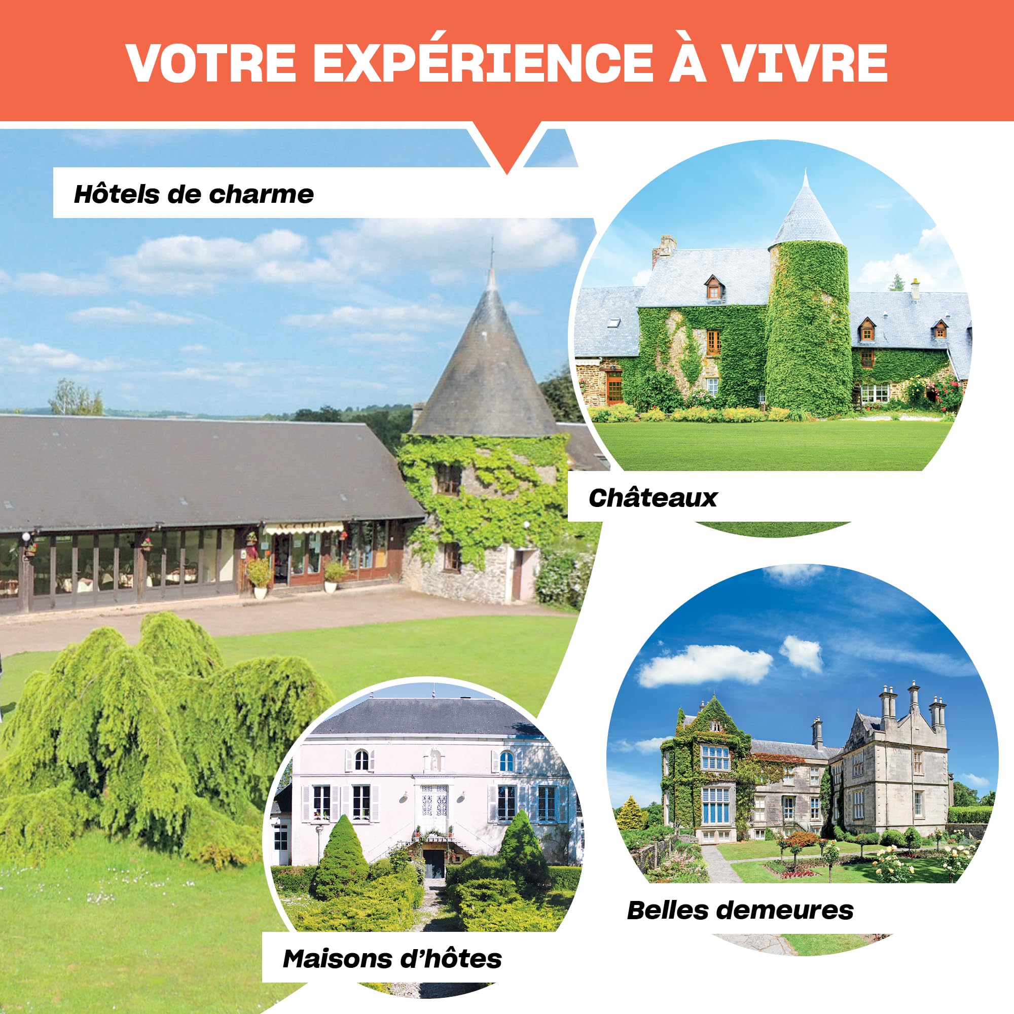 Smartbox - Coffret cadeau Évasion gourmande en duo de 2 ou 3 jours à la découverte de nos terroirs - Idée cadeau découverte