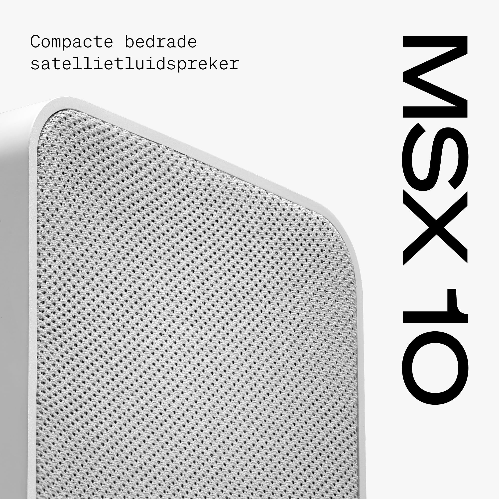 Cambridge Audio MSX 10 – Altavoces satélite compactos con Cable para estantería y Escritorio, tecnología BMR, estéreo HiFi, Setup Gaming, Montaje en Pared/Soporte - Requiere Amplificador – Blanco