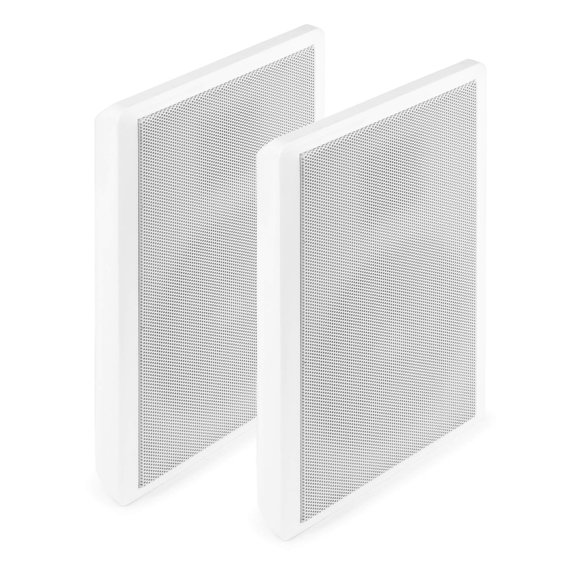 Power Dynamics PD WSF30W - Altavoces Planos de Pared de 5.25 Pulgadas, 100 V, Sistema de Altavoces Delgados en la Pared para Sistemas de Audio Comercial/PA, Blanco, Juego de Altavoces ABS, diseño de