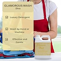 Vista 75 de Worldwide Nutrition Paquete: Tyler Candle Company Glamorous Wash Diva - Detergente líquido para ropa - Detergente para ropa Diva lavable a mano y a