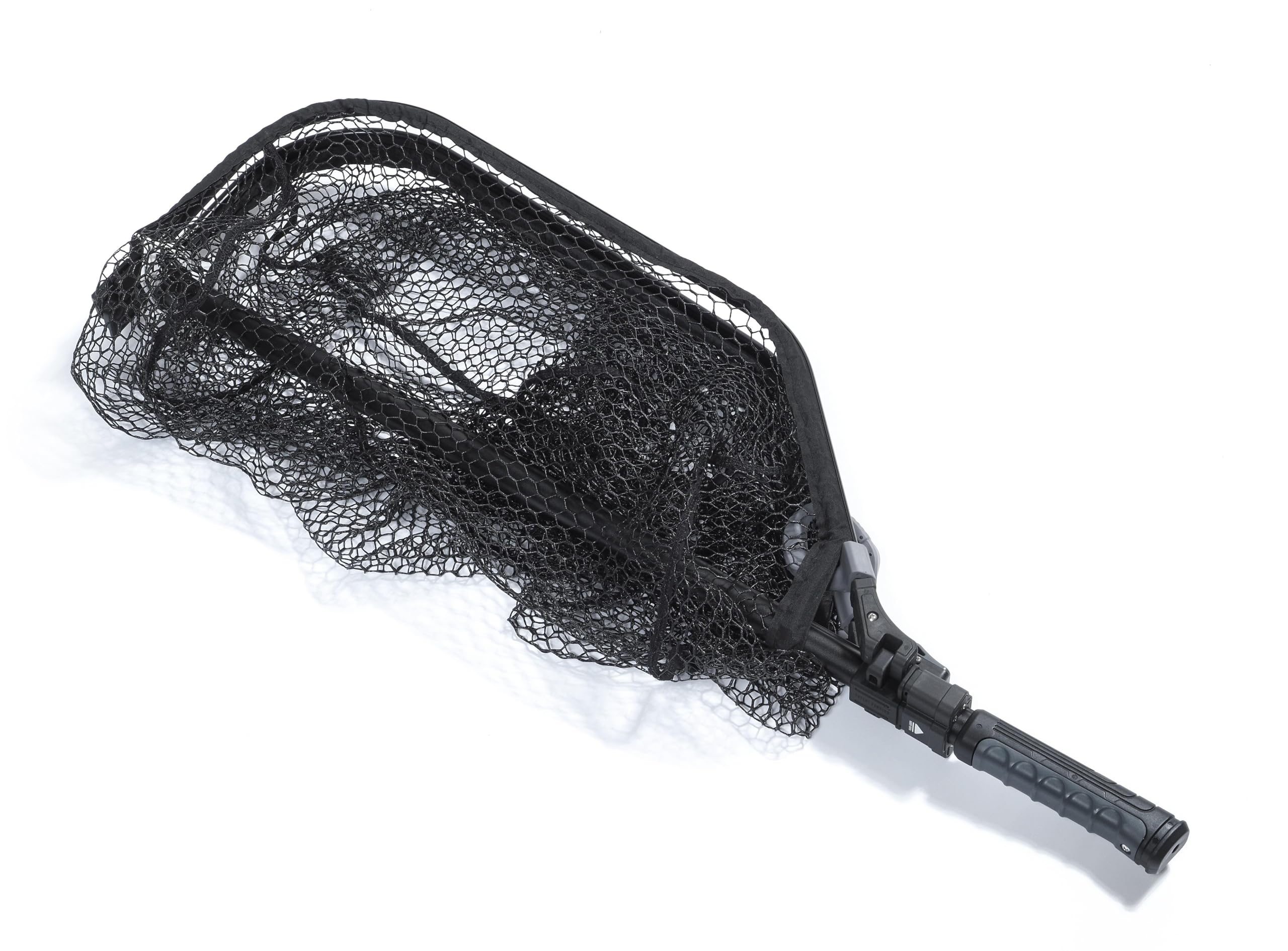 Abu Garcia Beast Gen2 Foldable Landing Net | Heavy Duty Pike Predator Fishing Net | Extra Strong Rubber Coated Mesh | Reinforced Handle | Compact Storage Design | Pro Angling Gear | 80x70cm