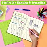 Green Glitter Lined Notebook A5, 160 Page 8.3x5.7” Glitter Never Peel Off Sparkle Journal for Girls Glitter Sparkly Hardcover Notebook Journal for Women Writing Teen Girl Gifts for School Home Work