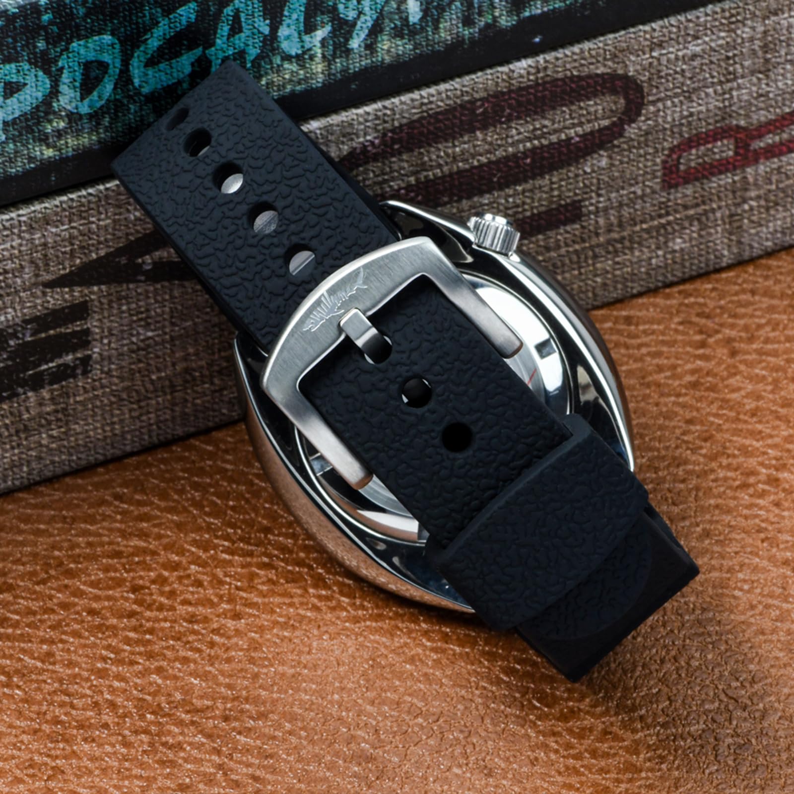TACTICAL FROG Orologio automatico da uomo Heimdallr 44mm, in acciaio inossidabile, quadrante blu, cristallo zaffiro, movimento NH36A, orologio da immersione per uomo, nuovo