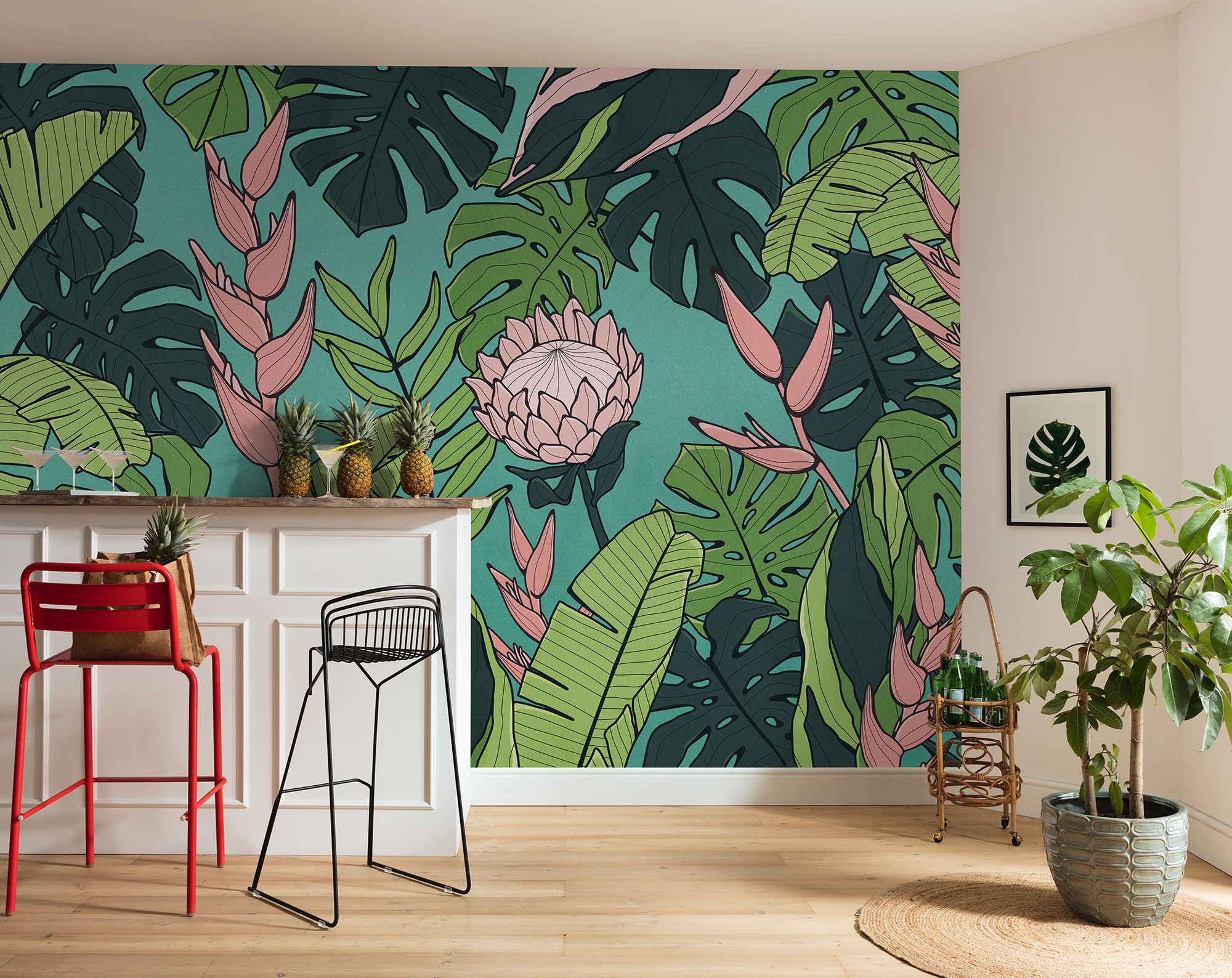Komar Non-Woven Photo Wallpaper - Revival - Size 350 x 250 cm - Wallpaper, Wall Decoration, Living Room, Bedroom, Office