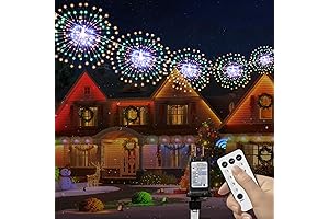 5 Pack 1000 LED Starburst Fireworks Display Lights