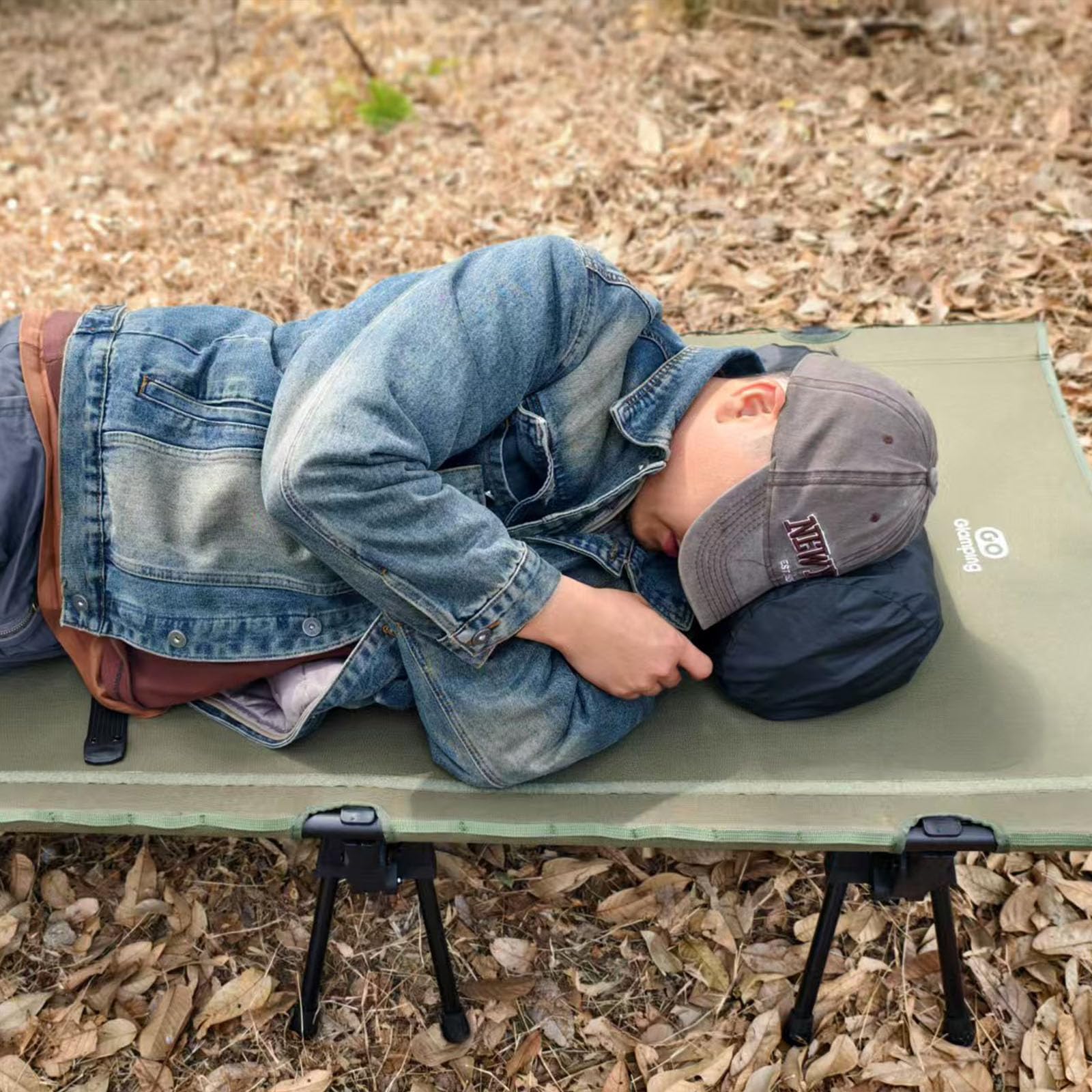 GOGlamping YUMEMI 2WAYコット キャップ　折り畳みベッド Amazon.co.jp: GOGlamping YUMEMI 2WAYコット キャンプ コット