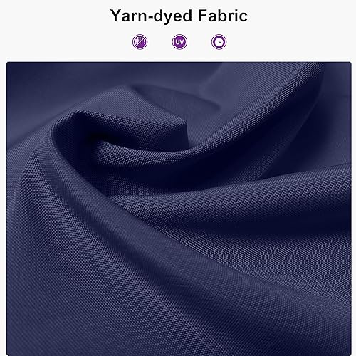 Miniatura 49 de PURPLE LEAF Pérgola de metal retráctil de 10 x 12 pies con toldo y cubierta de sombra para jardín, patio, terraza de playa, cenador, color blanco