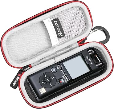 Case for Sony IC Recorder ICD-UX570F/ICD-PX470F/ICD-UX575F/ICD-UX560F Sony Linear PCM Recorder PCM-A10, etc. Compact with protection
