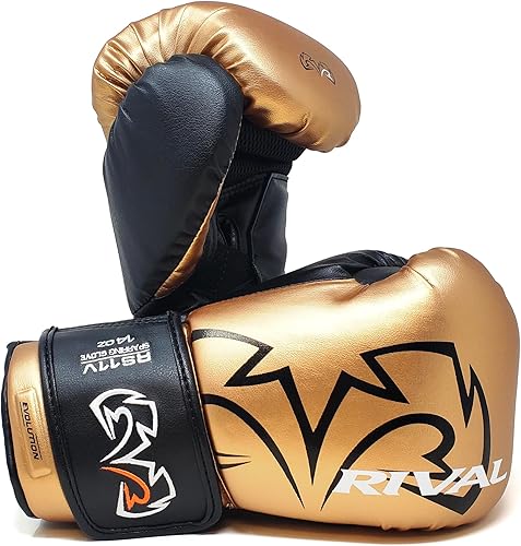 Miniatura 6 de RIVAL Boxing RS11V Evolution Sparring - Guantes de boxeo, acolchado extra grueso de 2 pulgadas, sistema de bloqueo de muñeca con correa en V,