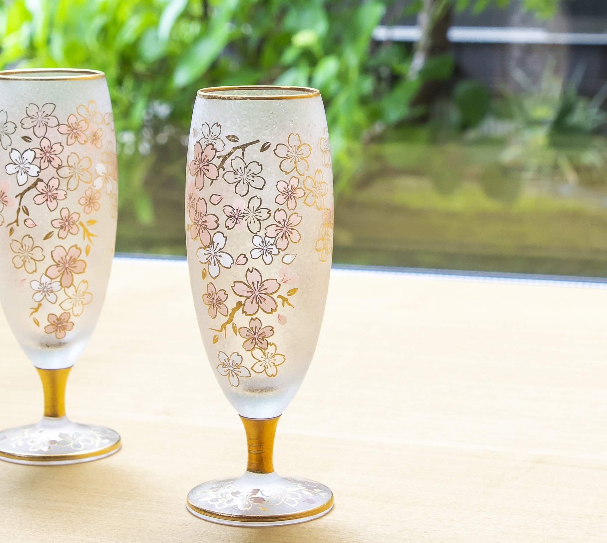 Amazon.com: Aderia EL DORADO Sake Glass Pair Set 4.2 oz Made in 