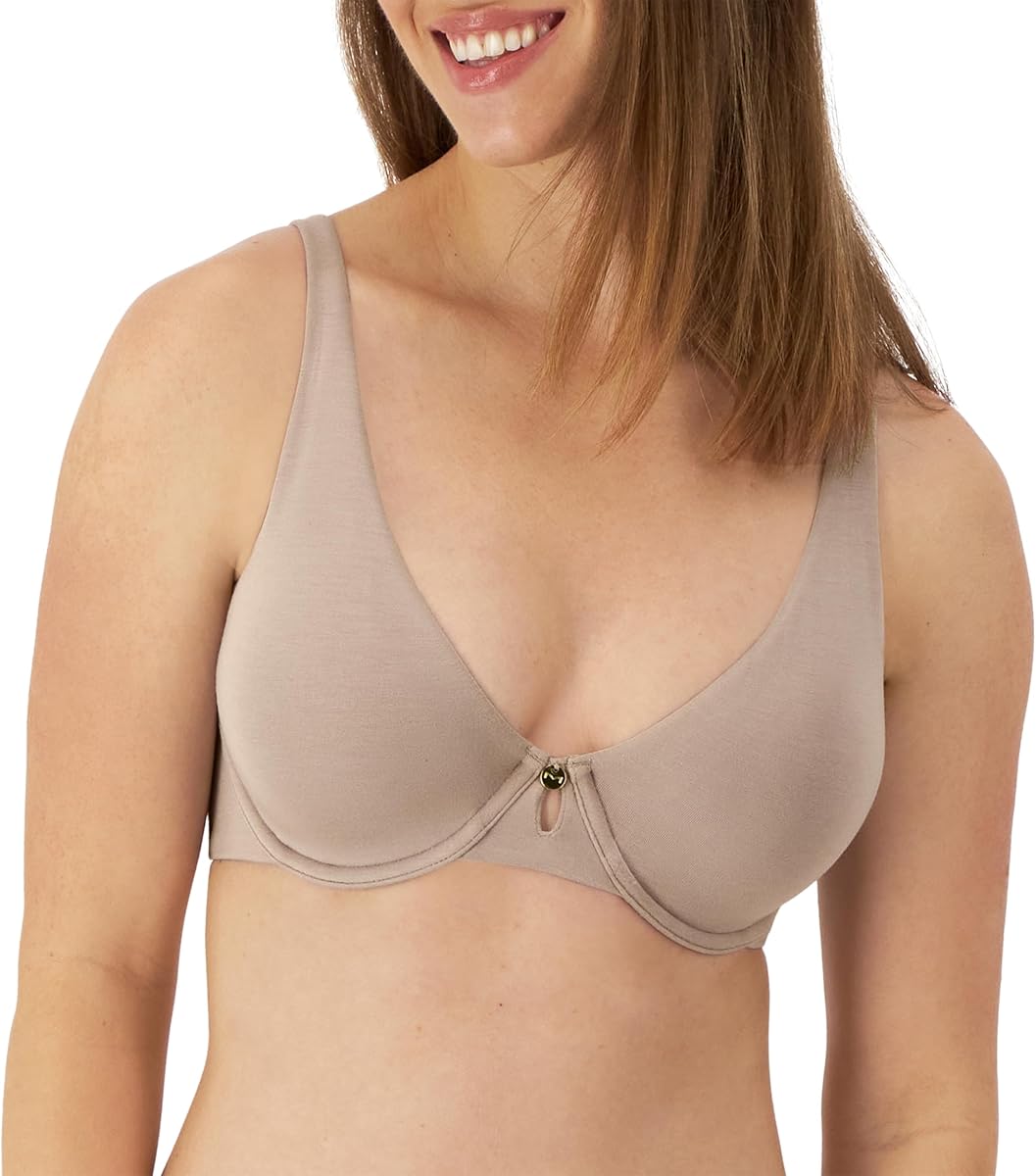 Maidenform Sujetador con aros para mujer, sujetador de cobertura total Everyday Luxe, sujetador convertible con aros
