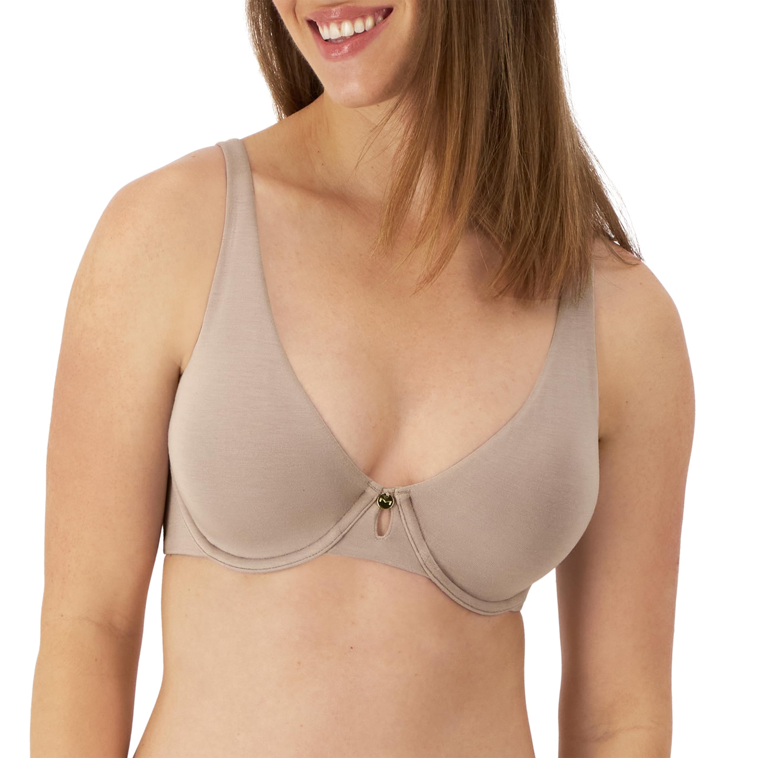 Maidenform Women's, Everyday Luxe Full Coverage, Convertible Underwire Bra, Evening Blush, 34D