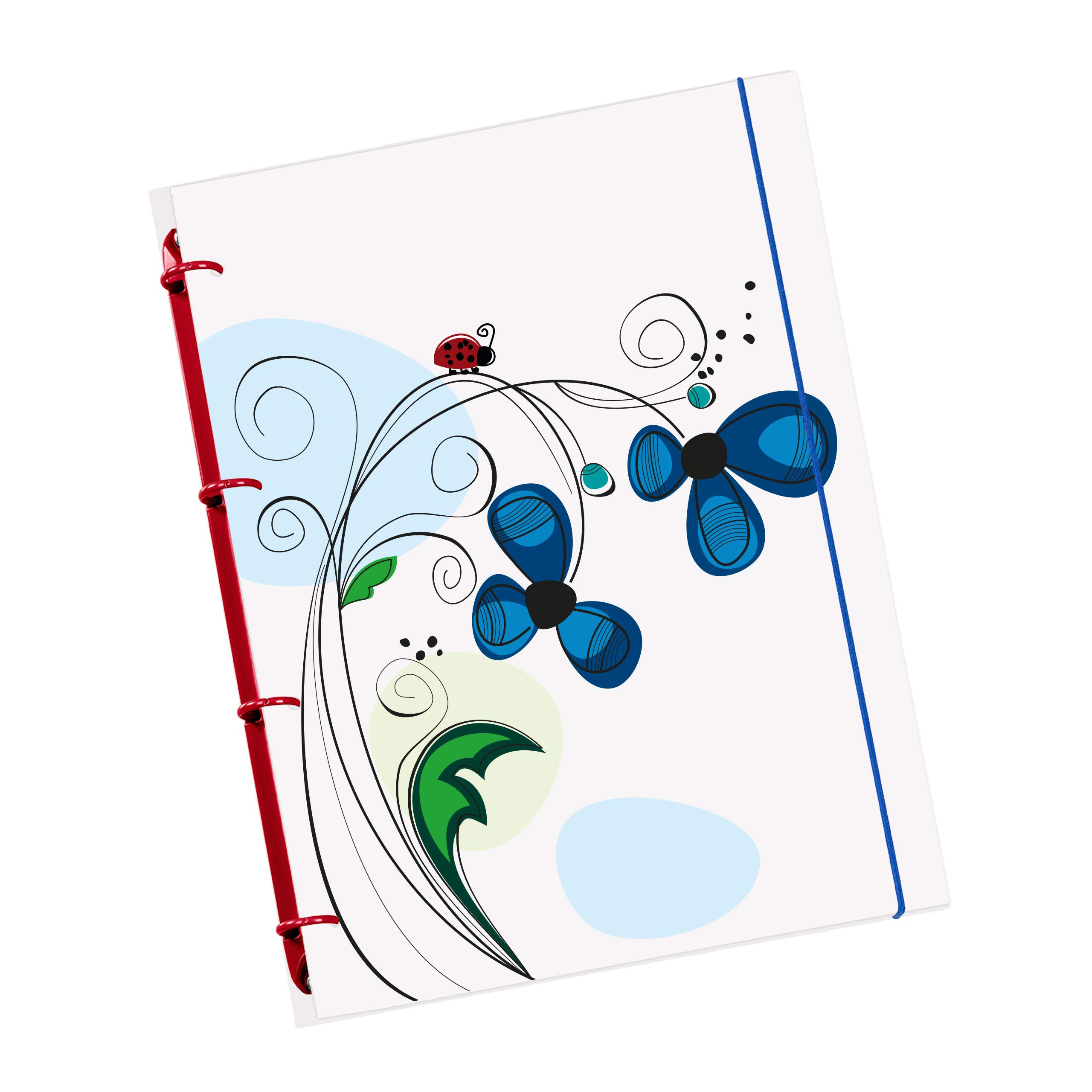 flexiNotes Notebook A4, type: Good Luck, squared, 75 sheets squared - ring S