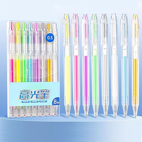 HysmmxHer Rotuladores retro de 0.02 pulgadas, marcadores coloridos de punta fina, bolígrafos de dibujo poroso para viñetas, diario, escritura, toma