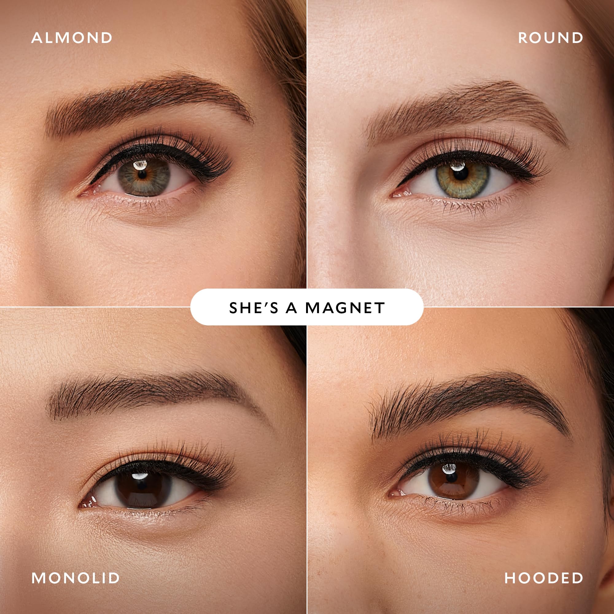 VELOUR Magnetische Wimpern, luxuriöse Wimpern, wiederverwendbar, bis zu 30 Mal vegan, für alle Arten von Augen, natürliche Wimpern, magnetischer Eyeliner nicht im Lieferumfang enthalten (She'S A