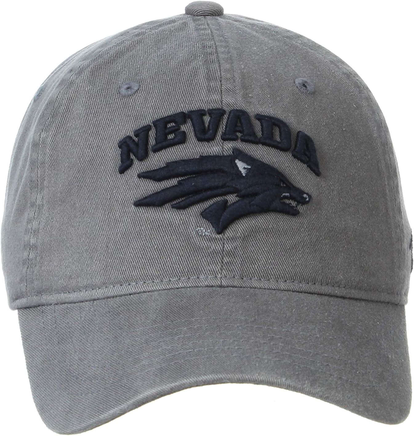 NCAA Nevada Wolfpack Mens Adjustable Scholarship Hat Charcoal, Nevada Wolfpack Charcoal, Adjustable - Image 3