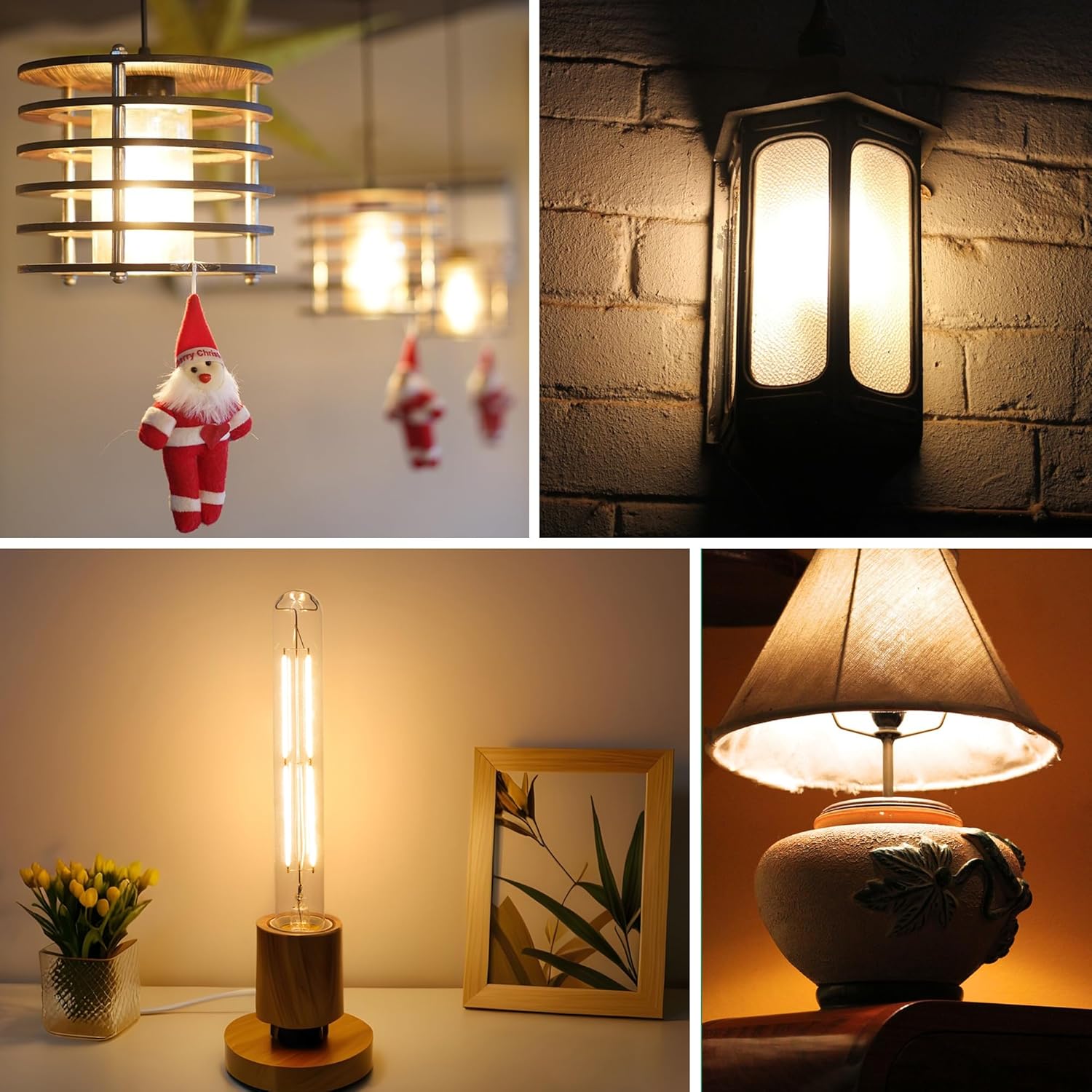 6W Dimmable T10 8.9inch LED Bulb E26 Light Bulb Equal 60 watt 225 Long Led Light Bulb AC120V Warm White 2700K Edison 750LM for Rustic Pendant,Industrial Pipe,Wall sconces,Vanity 2Pack