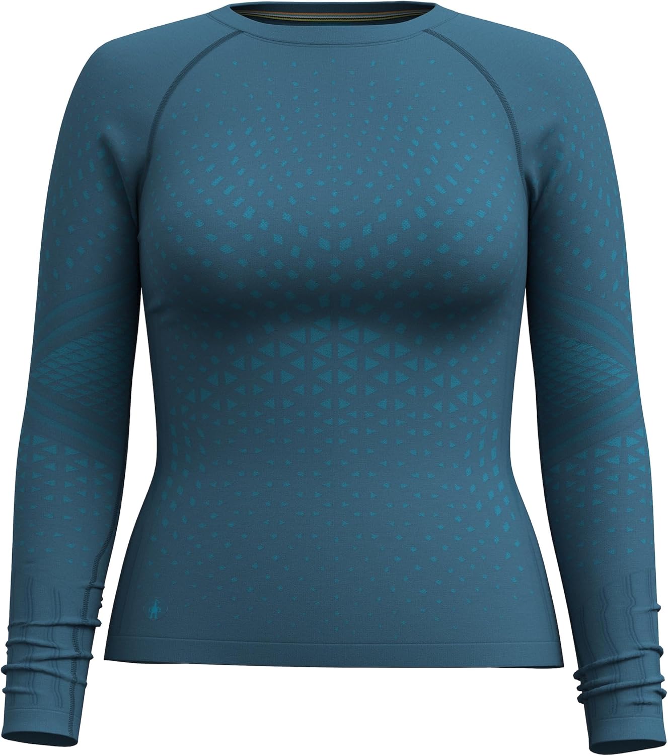 Smartwool Intraknit Active Base Layer Long Sleeve Twilight Blue/Pool Blue LG