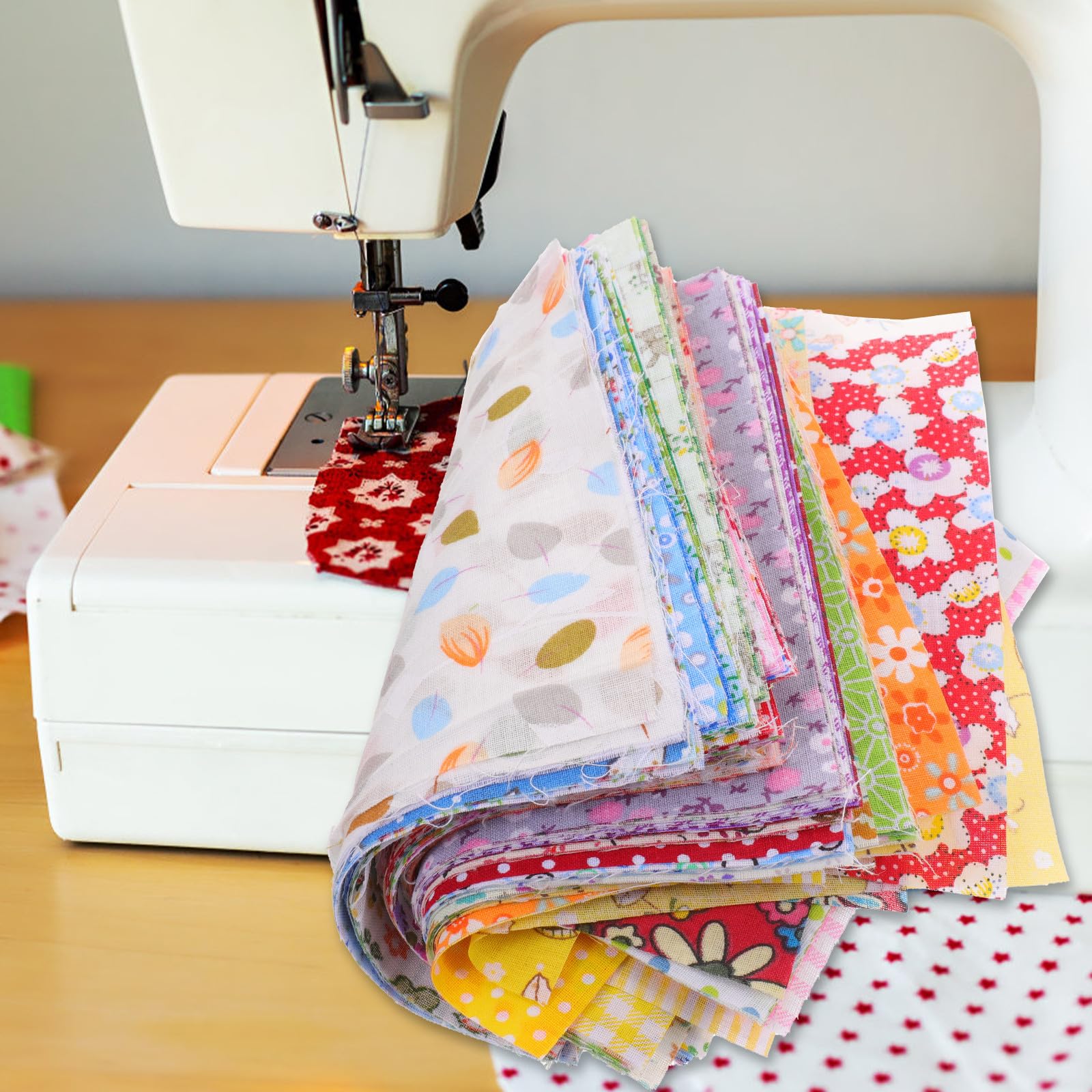 ARTIBETTER 100 Pezzi Tessuto Per Tessuto Per Trapuntatura Trapunte Patchwork Cucito Quadrato Materiale Stampato Per Trapunte Tessuti