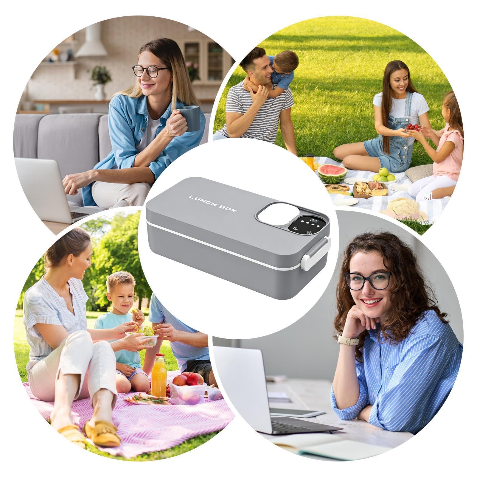 inalámbrica con calefacción USB recargable por USB con 4