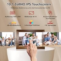 ARJudy 10.1" WiFi digitális képkeret 32GB IPS érintőképernyő automatikus forgatás 5