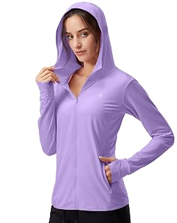 Soothfeel Women's UPF 50+ Lightweight Sun Protection Hoodie with Zipper Pockets