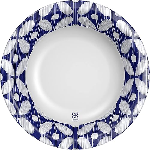 Miniatura 2 de Dixie Ultra Cuencos de papel desechables, 20 onzas, cuencos desechables impresos tamaño cena, 56 unidades (1 paquete de 56 cuencos),