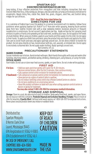 Miniatura 6 de Spray repelente de insectos con picaridina al 20 % fabricado en Estados Unidos (paquete de 3)