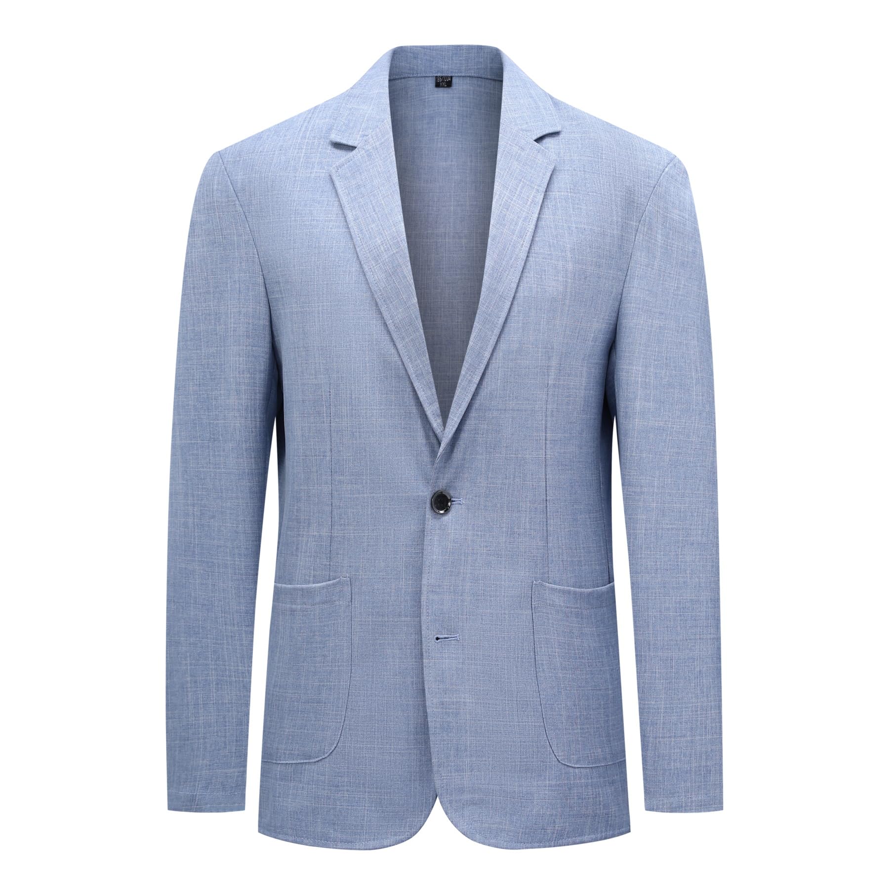 YFFUSHI Herren Leinen Sakko Leicht 2 Kopfen Sportlich Anzugjacke Business Hochzeit Blazer Jacke