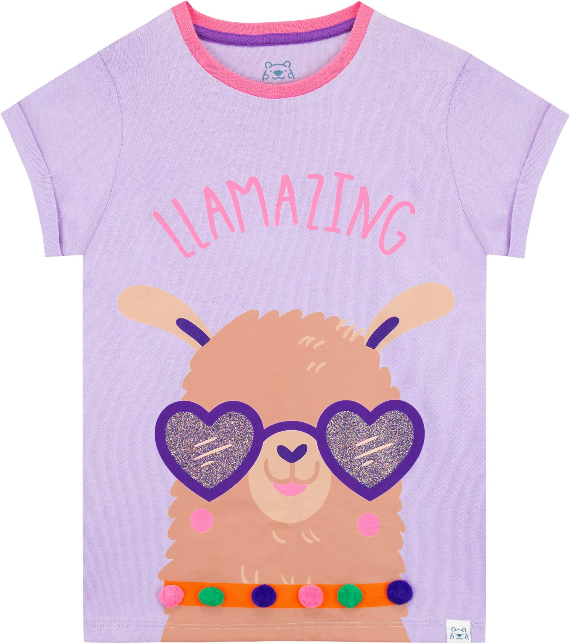 Harry Bear Girls' Llama T-Shirt