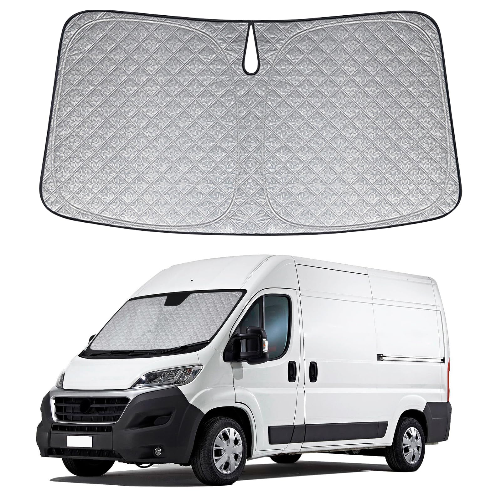Sonnenschutz Auto Frontscheibe Ersatz für FIAT Ducato 2006-2025