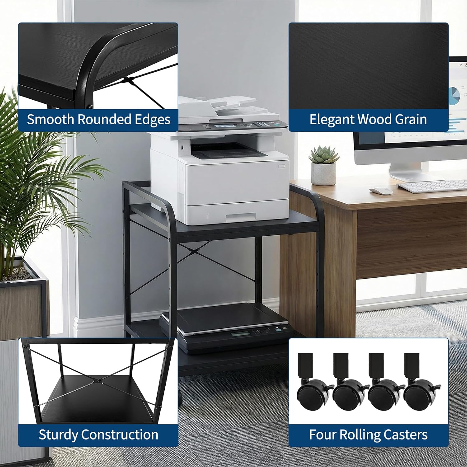 Sturdy Construction and Casters