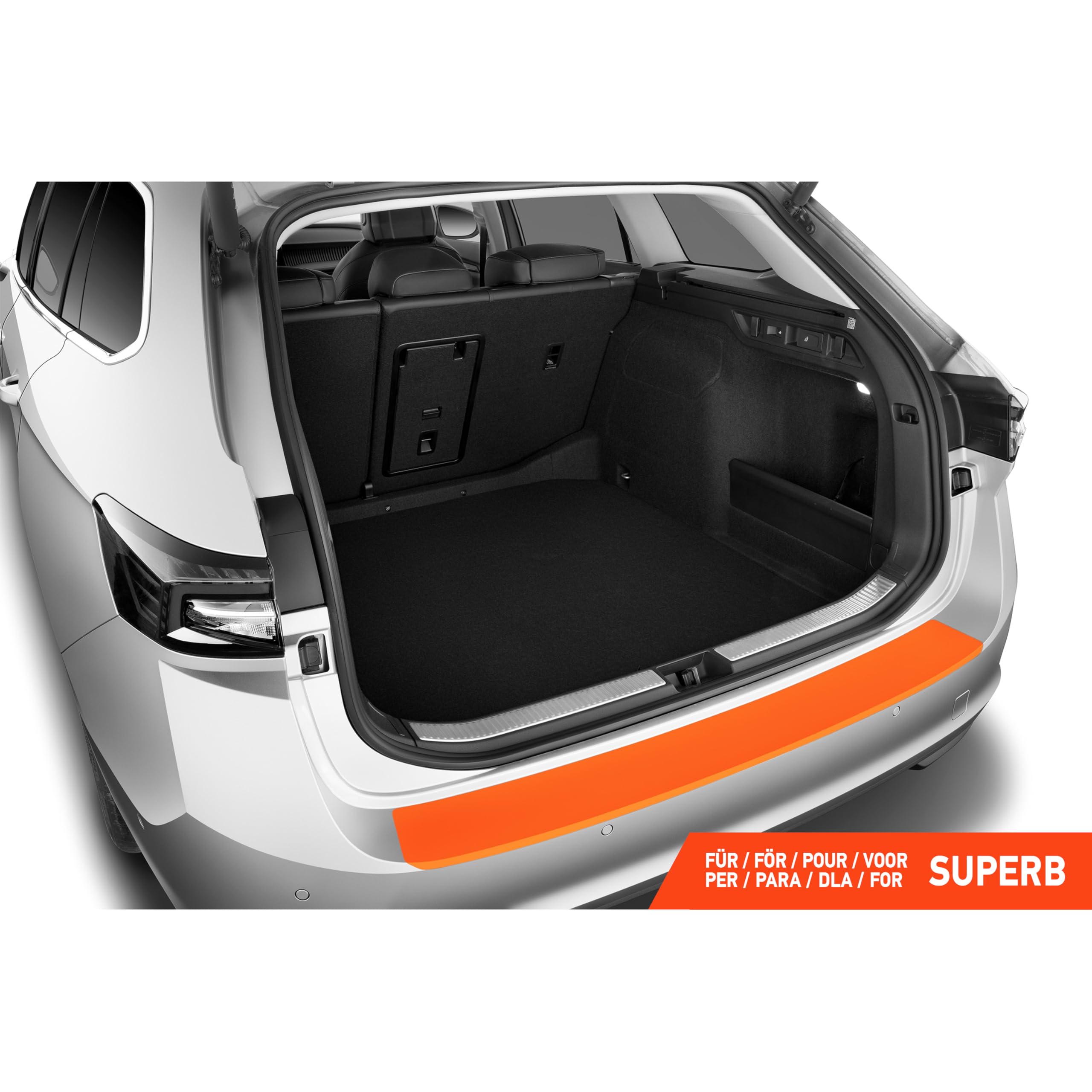 100298 WALSER Protection De Seuil De Coffre Argent, Acier | AUTODOC