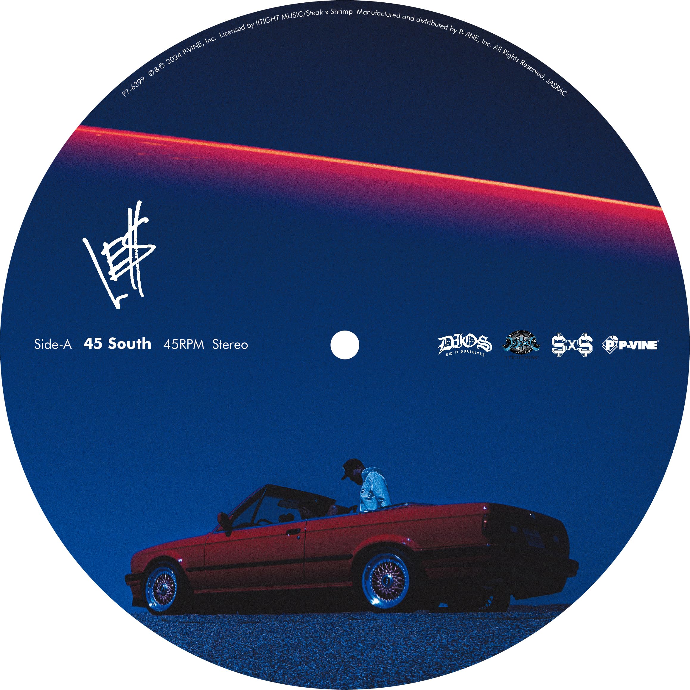 Amazon | 45 South / Top Down[7インチ][ピクチャー・ヴァイナル仕様