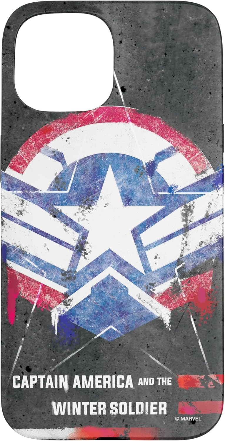 Marvel Captain America and the Winter Soldier Spray Paint Case for iPhone 16