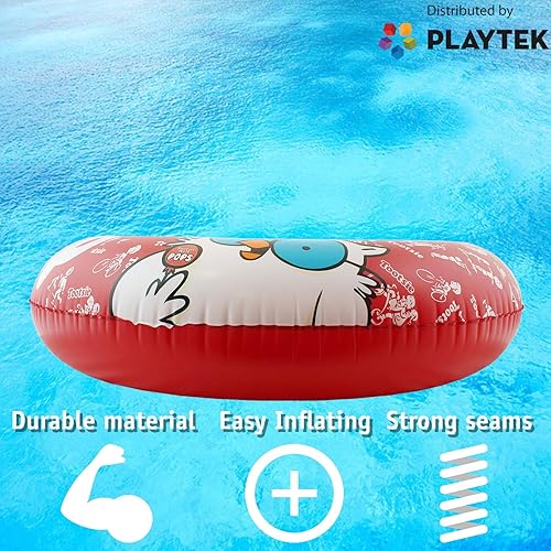 Miniatura 4 de Playtek Toys Tootsie Pop - Flotador inflable de tubo rojo para piscina, tamaño único (TR8022)