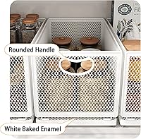 Vista 5 de StorageWorks Organizador de armario extraíble, organizadores debajo del fregadero y estante de almacenamiento, cajones de gabinete deslizantes