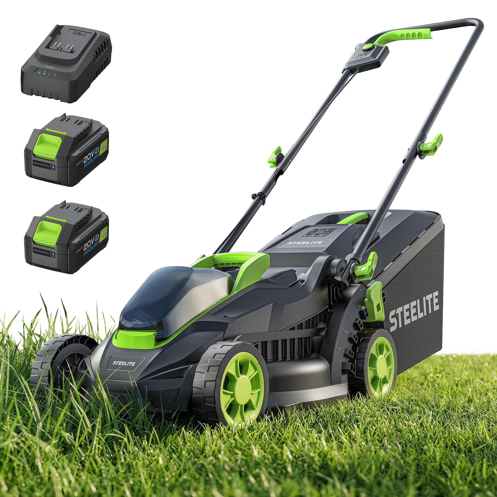 STEELITE 2X20V Electric Lawn Mower 13 Inch