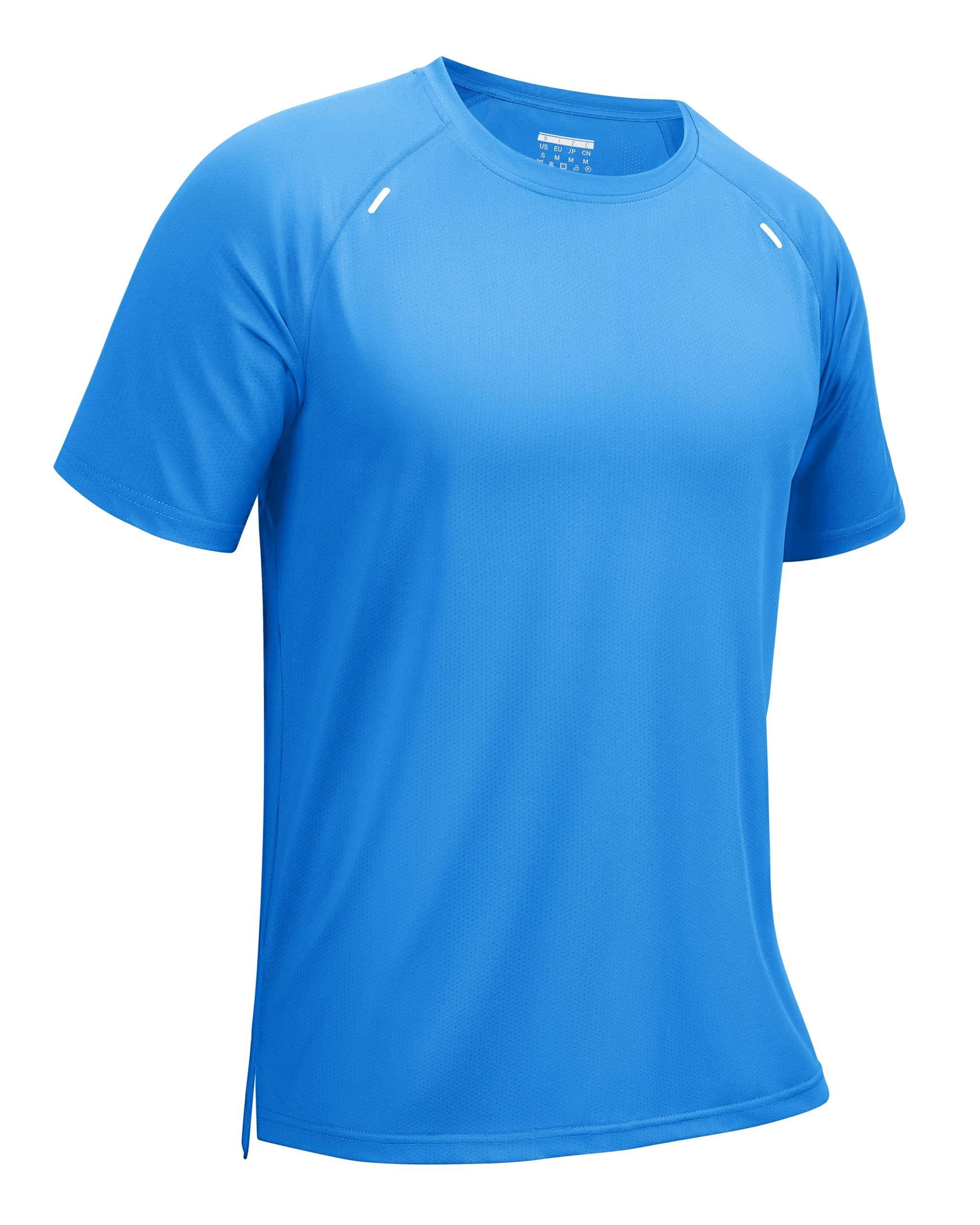 TACVASEN Sport T-Shirt Herren, Schnelltrocknend Atmungsaktives Funktionsshirt Für Fitness, Training, Gym Und Laufshirt