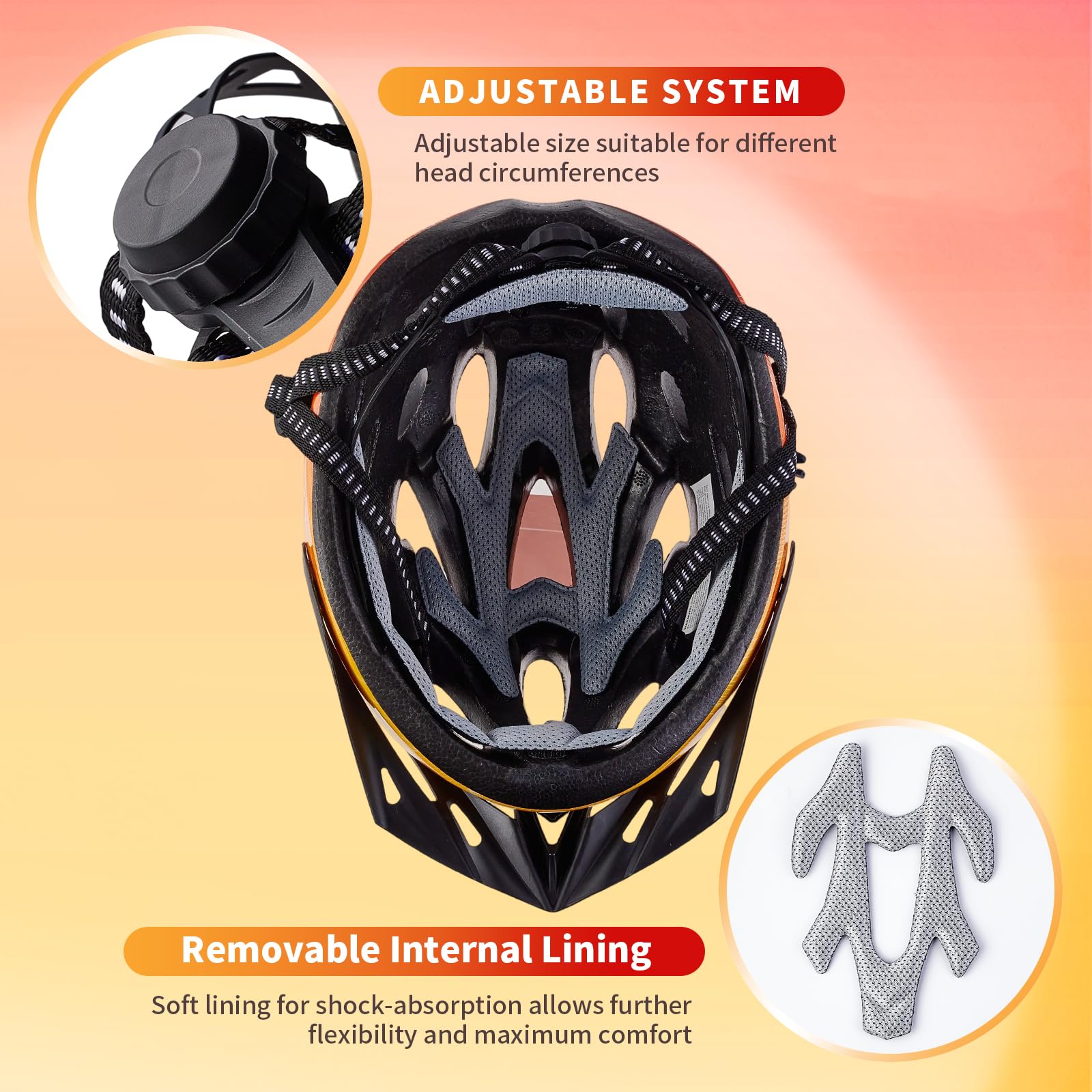 Casco de bicicleta para niños de 3 a 11 años, casco ajustable de 48 a 55 cm para bicicleta, scooter, patinaje, ciclismo, con visera