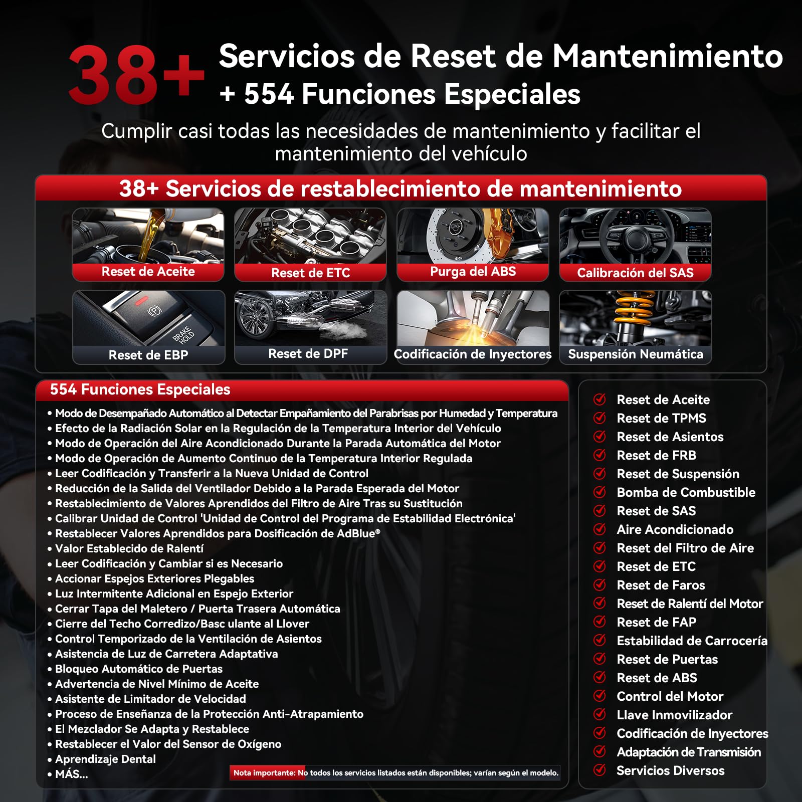 iCarsoft MB V4.0 Instrumento de Diagnóstico Bidireccional para Be.NZ/Sprinter/Smart + 2 Marcas Opcionales, Escáner OBD2 Completo del Sistema con 38 Servicios para Merce.Des, Prueba Activa, Auto Vin