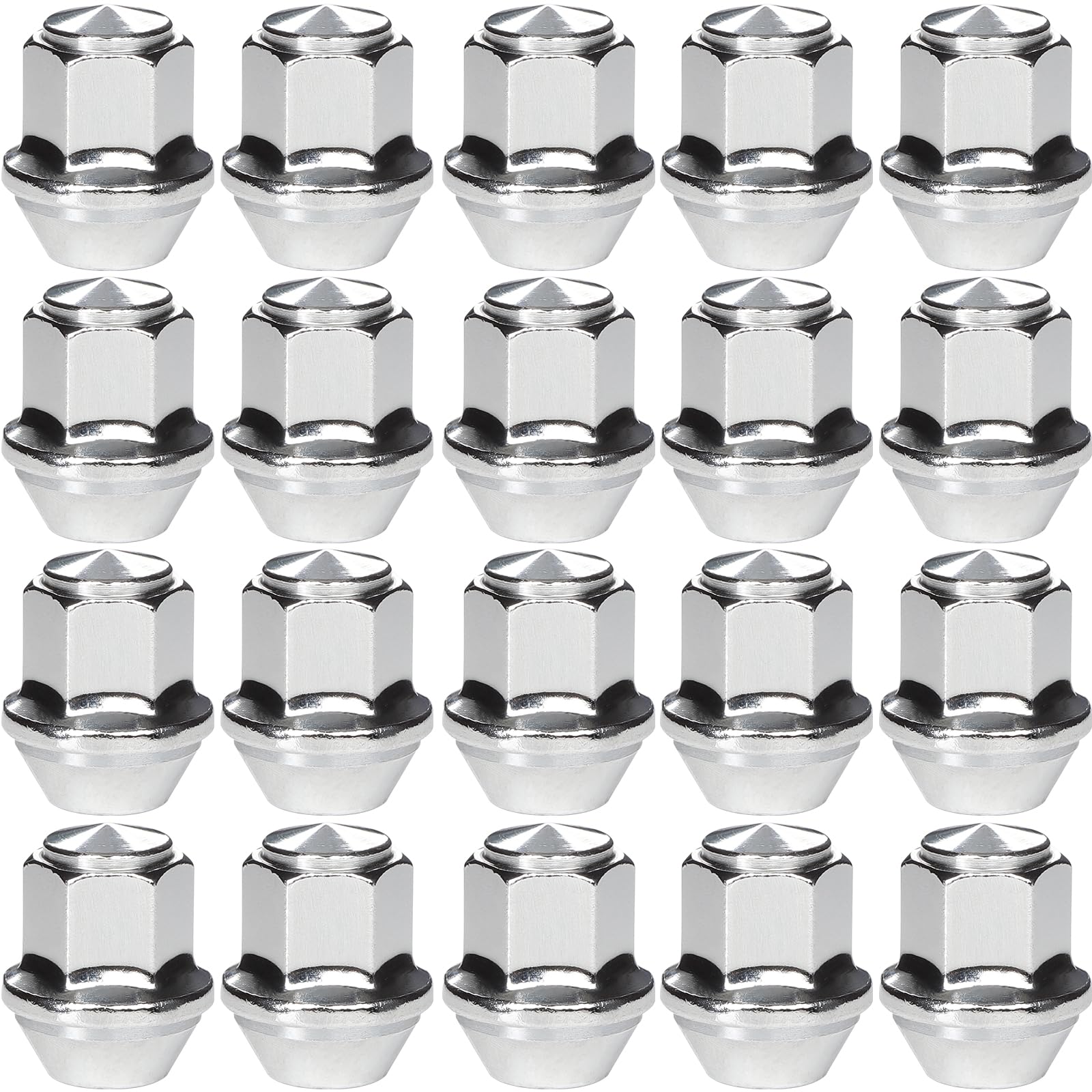 GAsupply 20 dadi lega M12 x 1,5 monopezzo ghianda 19 esagonali, compatibili con Ford Focus, Fiesta, Fusion, Escort, Mondeo, Kuga B-Max