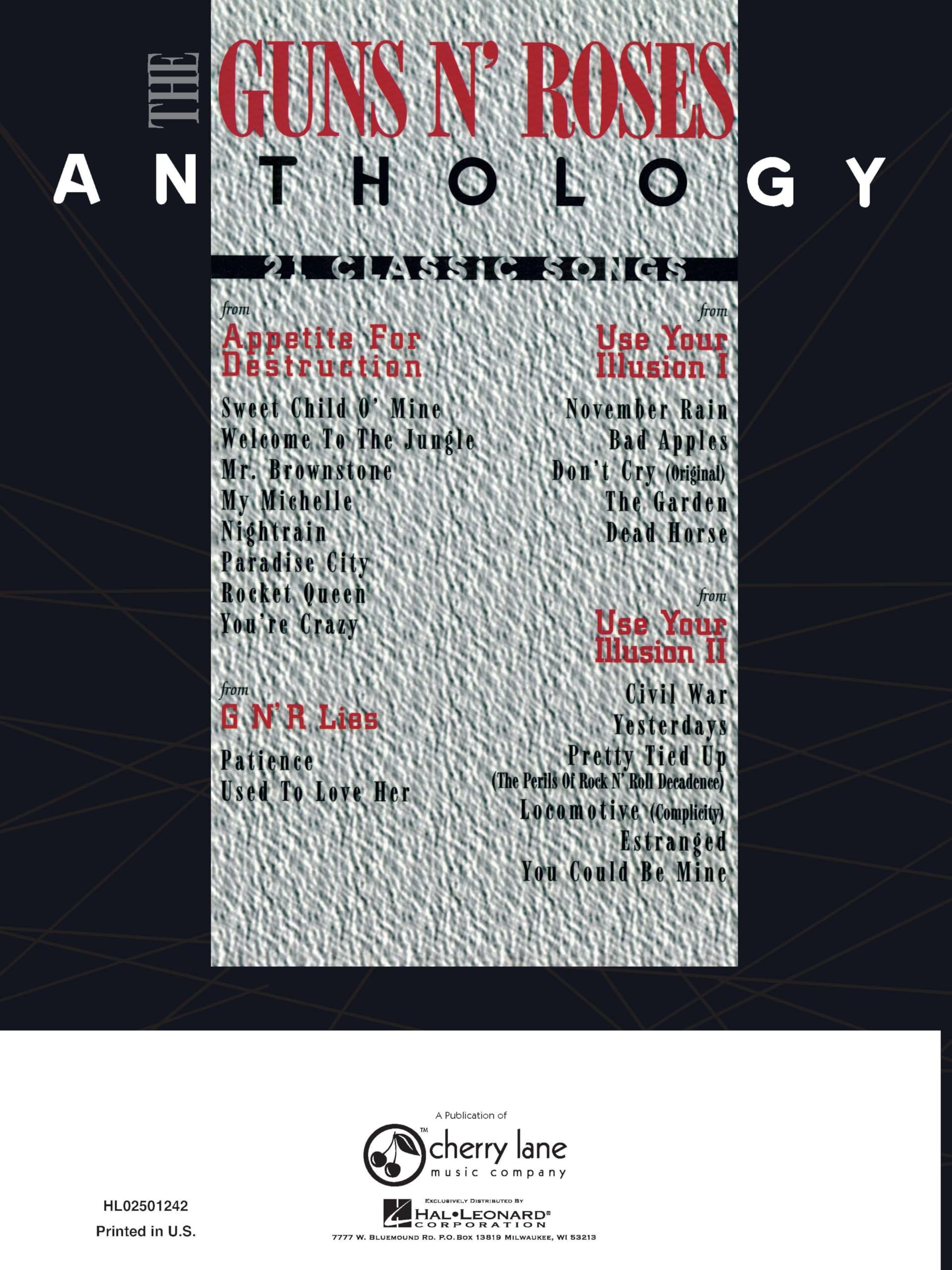 Guns N' Roses Anthology for Guitar