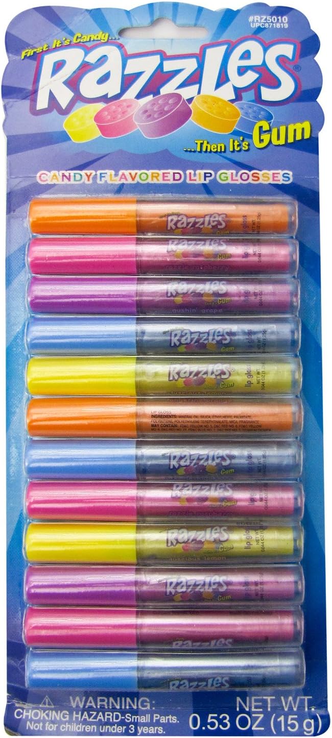 Razzles Flavored Lip Gloss Set
