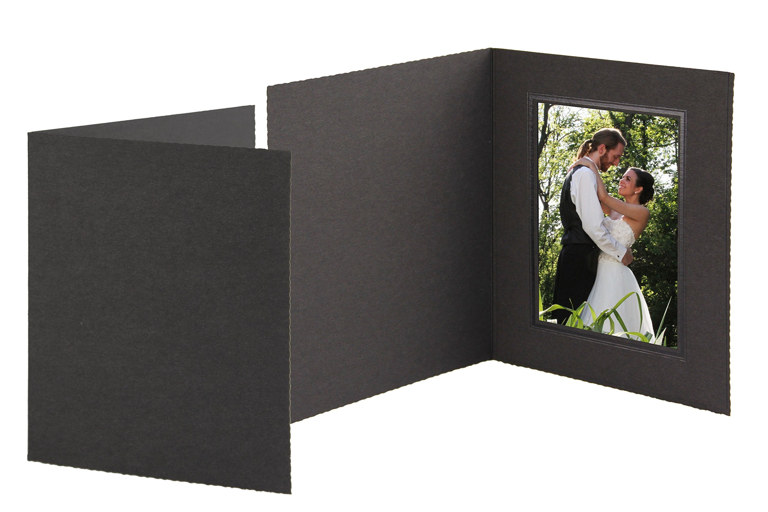 Tyndell Black T-50 Photo Folder 4x6 (25 Pack)